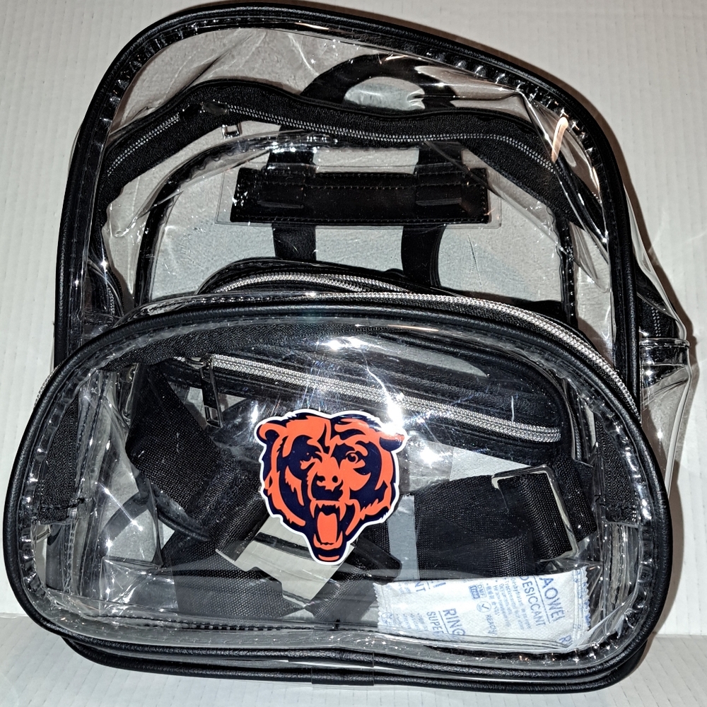 Chicago Bears backpack with Fanny pack inside.